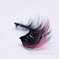 pink faux mink lashes with glitter fake eyelashes